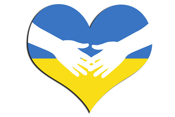 Ukraina sydän kädet pien 30
